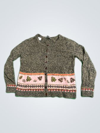 Christopher & Banks Brown Knit Cardigan