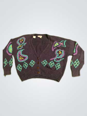 Knitted Cardigan Sweater