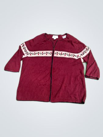Christopher & Banks Embroidered Cardigan