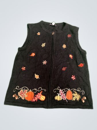 Breckenridge Embroidered Knit Vest