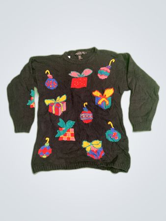 Work In Progress Black Christmas Sweater