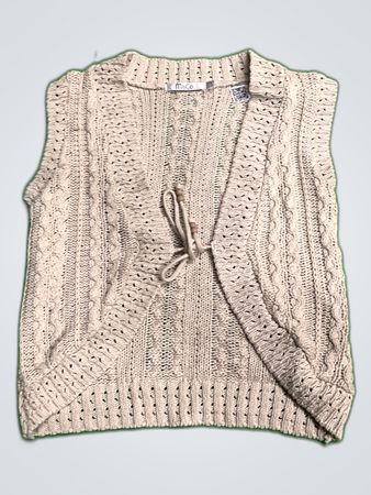 M&Co. Knitted Cardigan Vest
