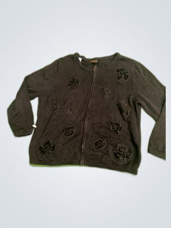 Cannon Cash Black Knit Cardigan