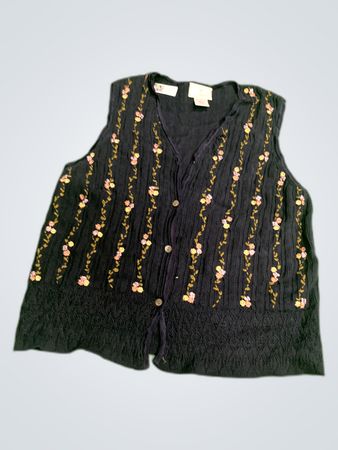 Susan Bristol Embroidered Waistcoat Vest