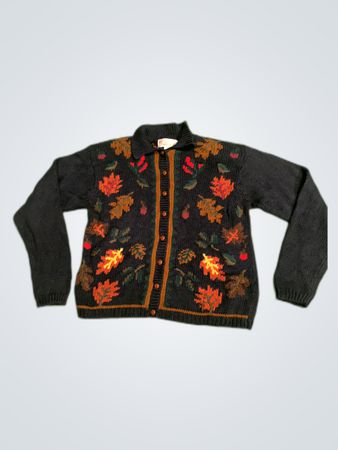 Milano Design Group Black Knit Cardigan