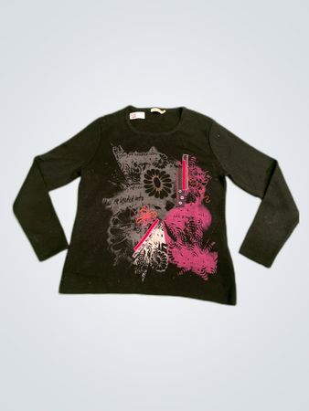 Lewingerger Printed Knit Sweater