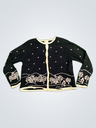 Christopher Banks Embroidered Knit Cardigan