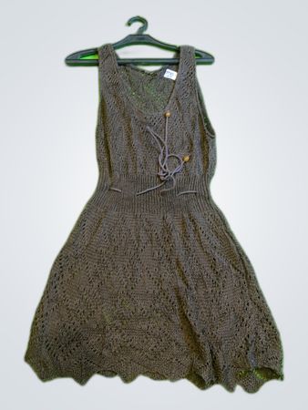 Brown Knit Dress