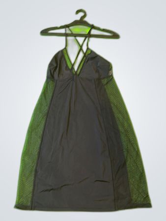 Next Black Mesh Insert Mini Dress