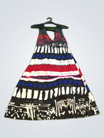Unbranded Printed Striped Maxi Dress