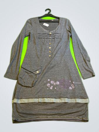 SOGGO COLLECTION Gray Dress