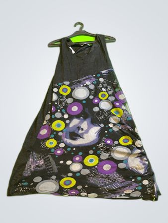 J Collection Limited Printed Sleeveless Midi Dress