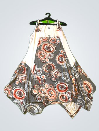 Coyote Girls Abstract Print Sleeveless Dress