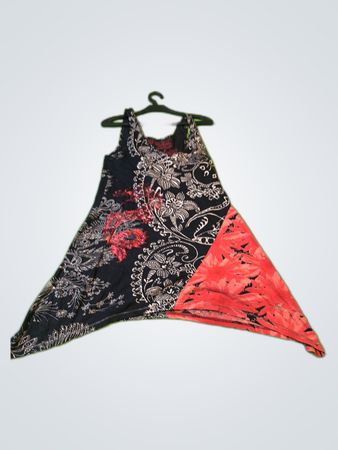 Desigual Printed Asymmetric Dress