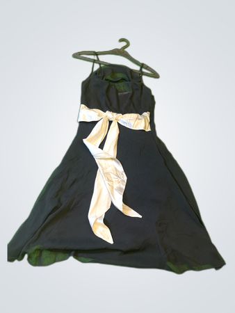 Jessica Black Sash Mini Dress