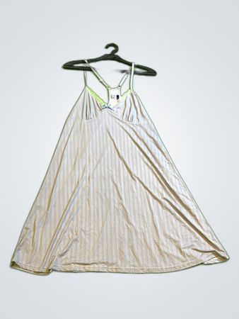 KIABI Blue and White Patterned Dress