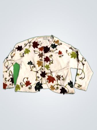 Philip & Jane Gordon Embroidered Knit Cardigan