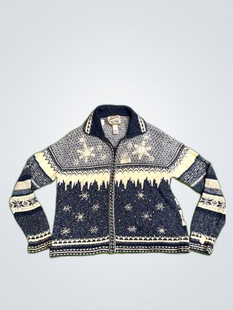 Heirloom Collection Snowflake Knit Cardigan