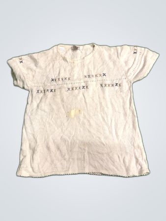 Cherokee White Short Sleeve Top