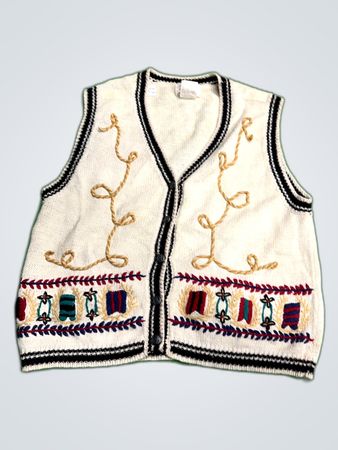 Atelier Knitted Cardigan Vest