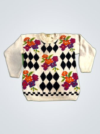 Fendi Floral Knit Sweater