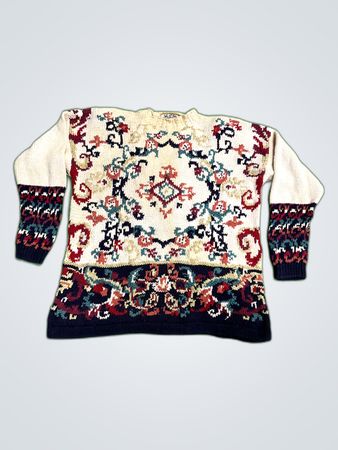 Kelson Collection Patterned Knit Sweater