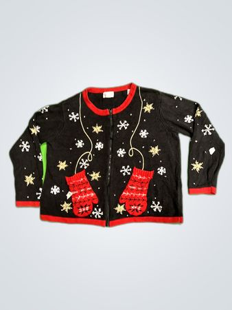 Basic Editions Holiday Cardigan