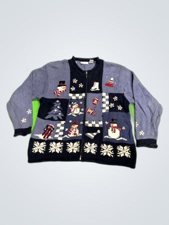 Croft & Barrow Festive Knit Cardigan