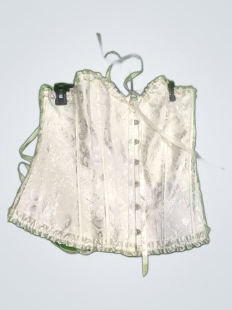 Top Melon Lace-Up Corset Top