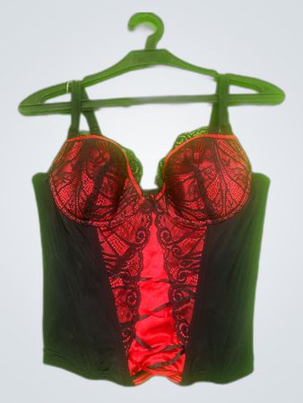 Black and Red Corset