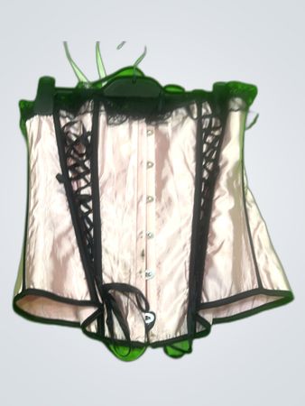 Intimax Lace-Up Satin Corset