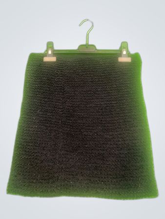 Black Sparkly Knit Crop Top