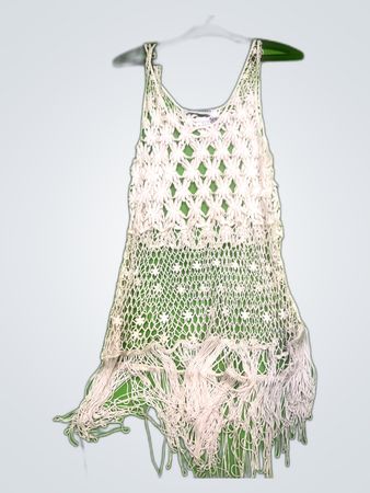 Bacio Azzurro Crochet Blouse