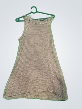 Papaya Knit Tank Dress