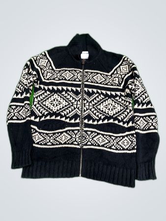Old Navy Geometric Zip-Up Cardigan