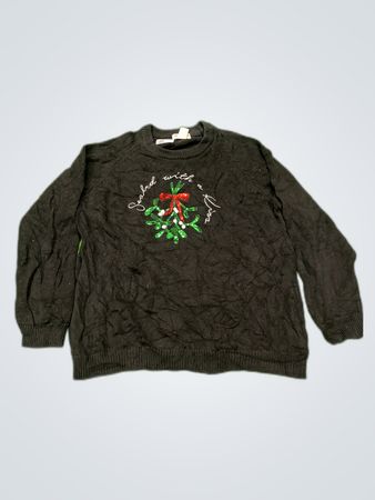 Potpourri Sealed with a Kiss Knit Sweater