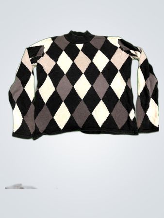 Worthington Argyle Turtleneck Sweater