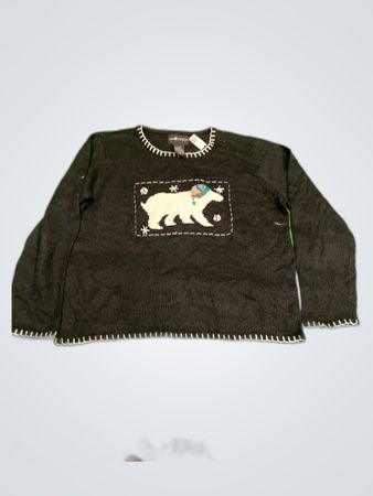 Sag Harbor Sport Polar Bear Sweater