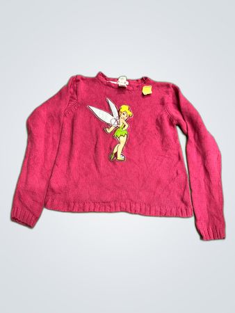 Disney Store Pink Tinkerbell Knit Sweater