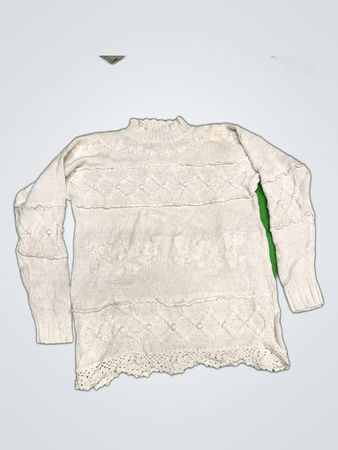 Express Tricot Cable Knit Sweater