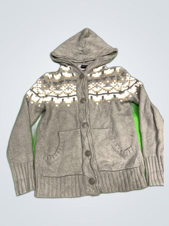 Harry Potter Wizarding World Grey Knit Hooded Cardigan