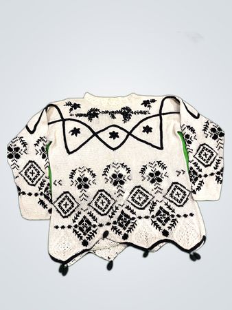 Embroidered Knit Sweater