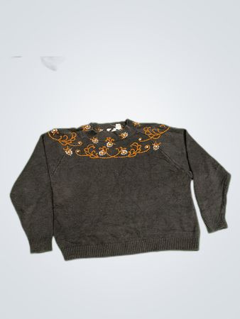 Urban Outfitters Embroidered Knit Sweater