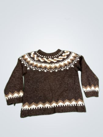 Brown Knit Sweater
