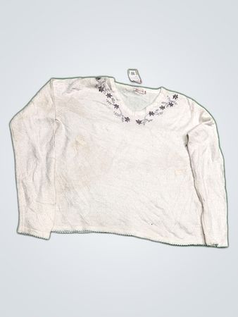 Bonnielane Embroidered Knit Sweater
