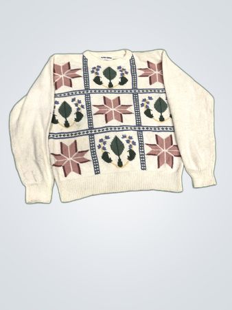 Alfred Dunner Patterned Knit Sweater