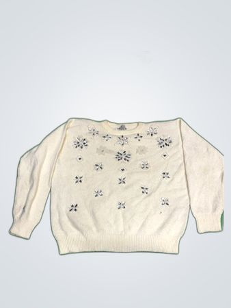 Alfred Dunner Embellished Knit Sweater