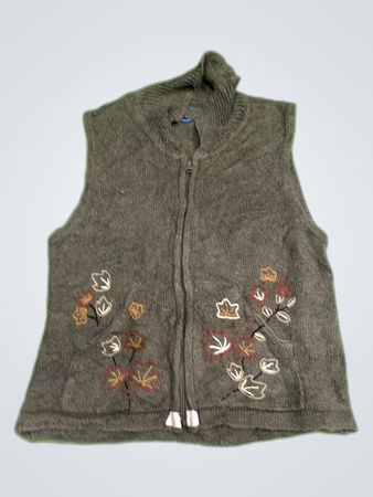 Natural Reflections Sleeveless Knit Vest