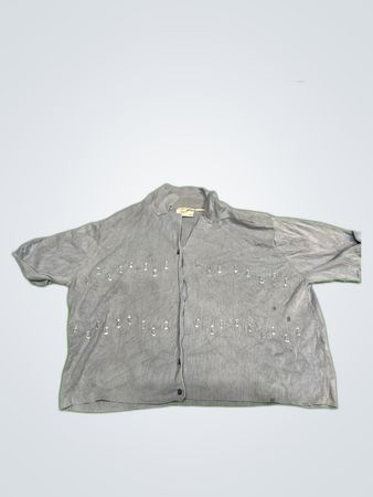 Kathie Lee Collection Gray Knit Cardigan