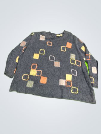 Christopher & Banks Patchwork Knit Sweater